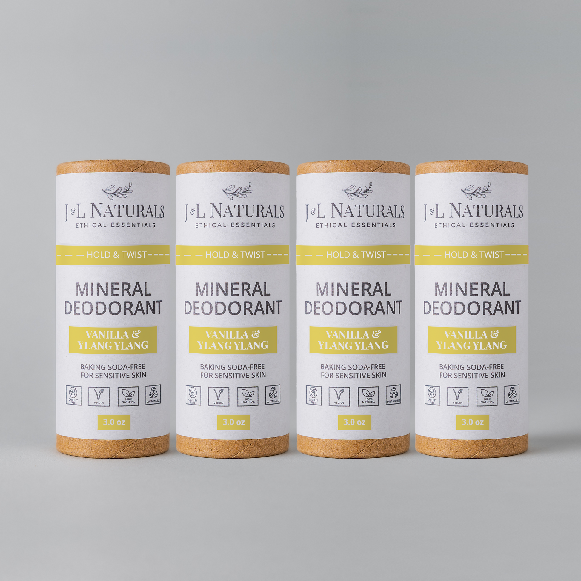 Mineral (Baking Soda-Free) Deodorant Bundle (4-Pack)-9