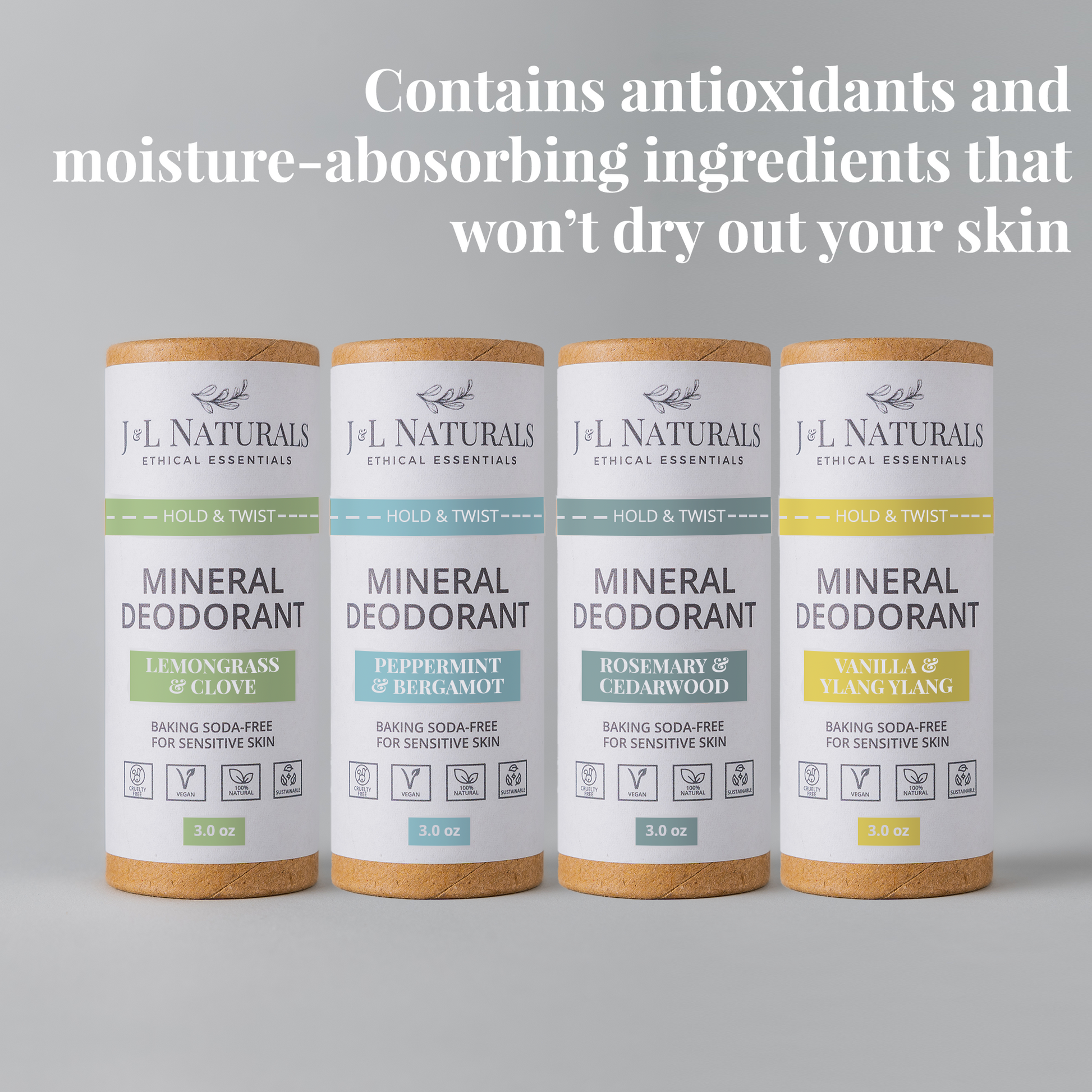 Mineral (Baking Soda-Free) Deodorant Bundle (4-Pack)-2