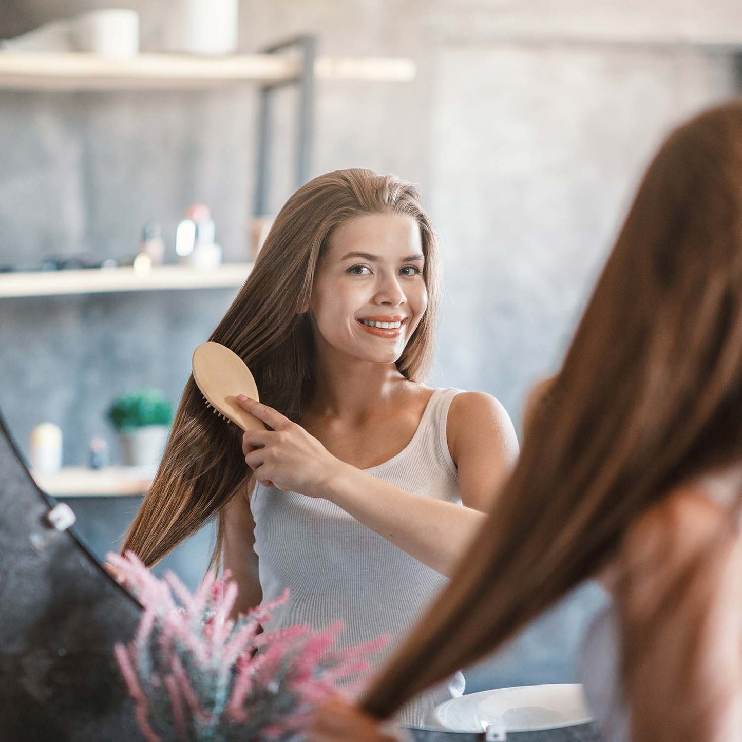 Bamboo Hairbrush | Sustainable Wooden Hair Brushes-5